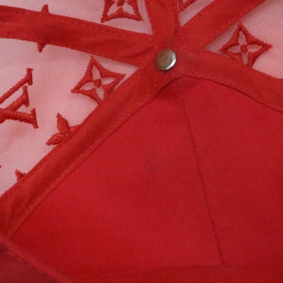 Louis Vuitton Everyday LV Embroidered Mesh Cap Size 58 Soho Exclusive - Picture 5 of 9